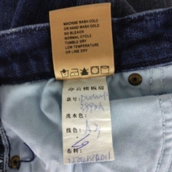 Driftwood Jackie Embroidered Floral high Rise Skinny Ankle Jeans Blue 27 - Picture 5 of 5